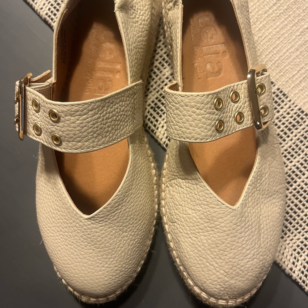 Eclia Cream Espadrille Mary Jane - Cream Women’s Shoes